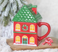 Curieux Mug « La Maison de Noël » – 350 ml