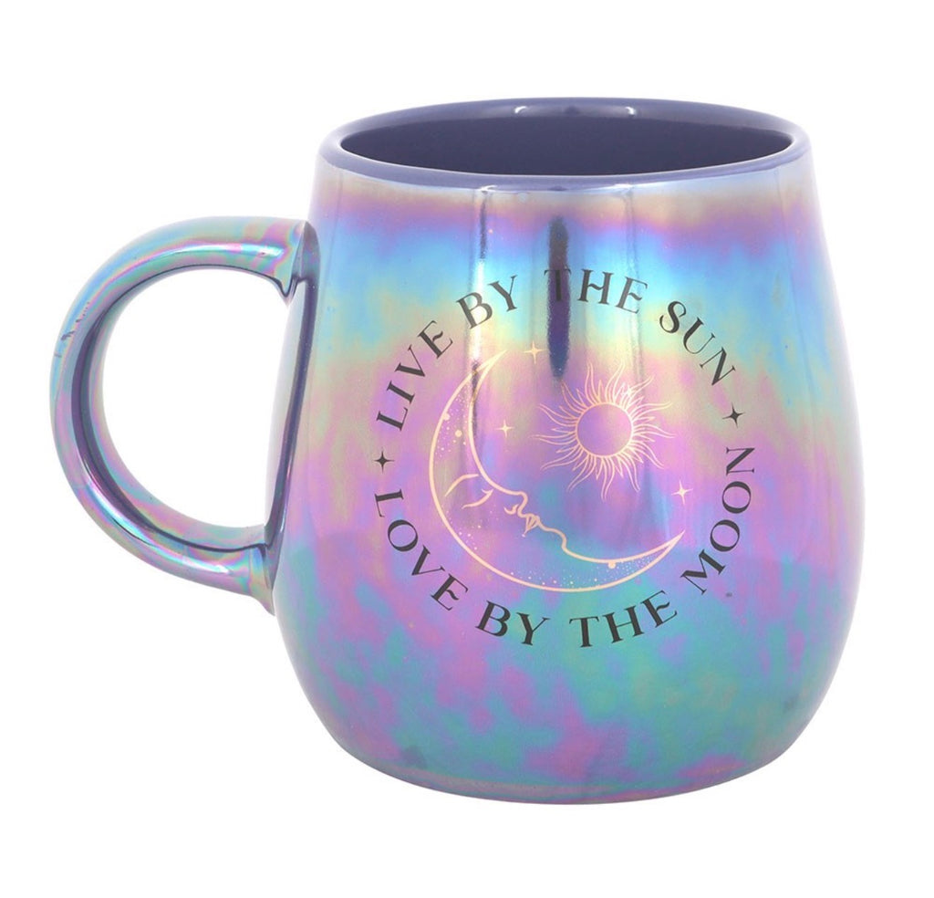 Curieux Mug « Vivre par le Soleil, Aimer par la Lune » – 500 ml
