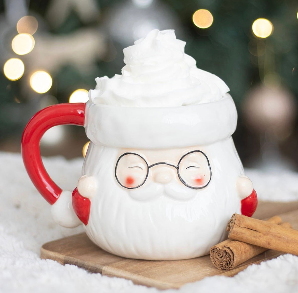 Curieux Mug « Monsieur Noël » – 500 ml