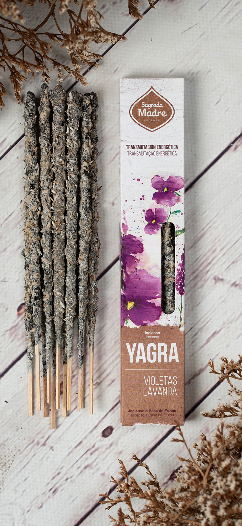 Encens en bâtons – Yagra, Lavande, Violette