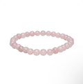Bracelet Quartz Rose perles 6mm