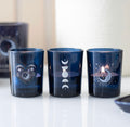 Lot de 3 bougeoirs « Blue Moon »